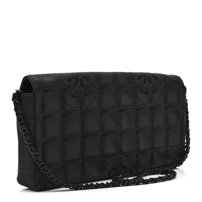 Chanel Nylon Medium Travel Flap Black 3 of 11