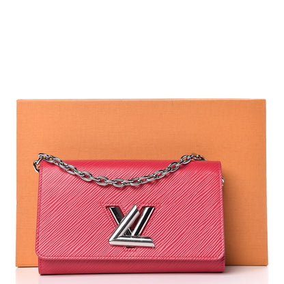 Louis Vuitton Epi Twist Chain Wallet Hot Pink 10 of 10