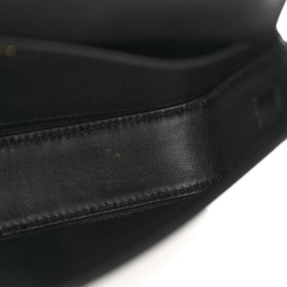 Celine Shiny Calfskin Triomphe Shoulder Bag Black 11 of 12