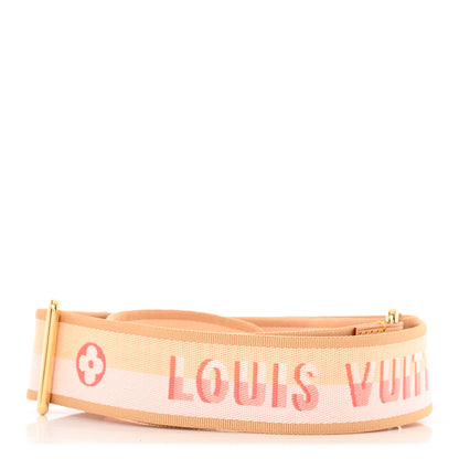 Louis Vuitton Jacquard Speedy Bandouliere 20 Shoulder Strap Pink Orange 2 of 3