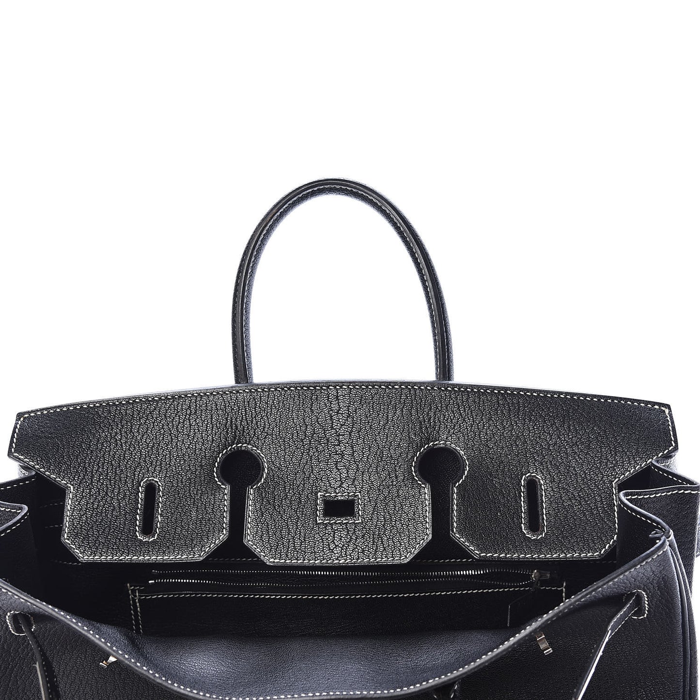 Chevre de Coromandel Birkin 35 Black