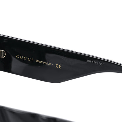 Gucci Acetate GG Butterfly Sunglasses GG0808S Black 6 of 8