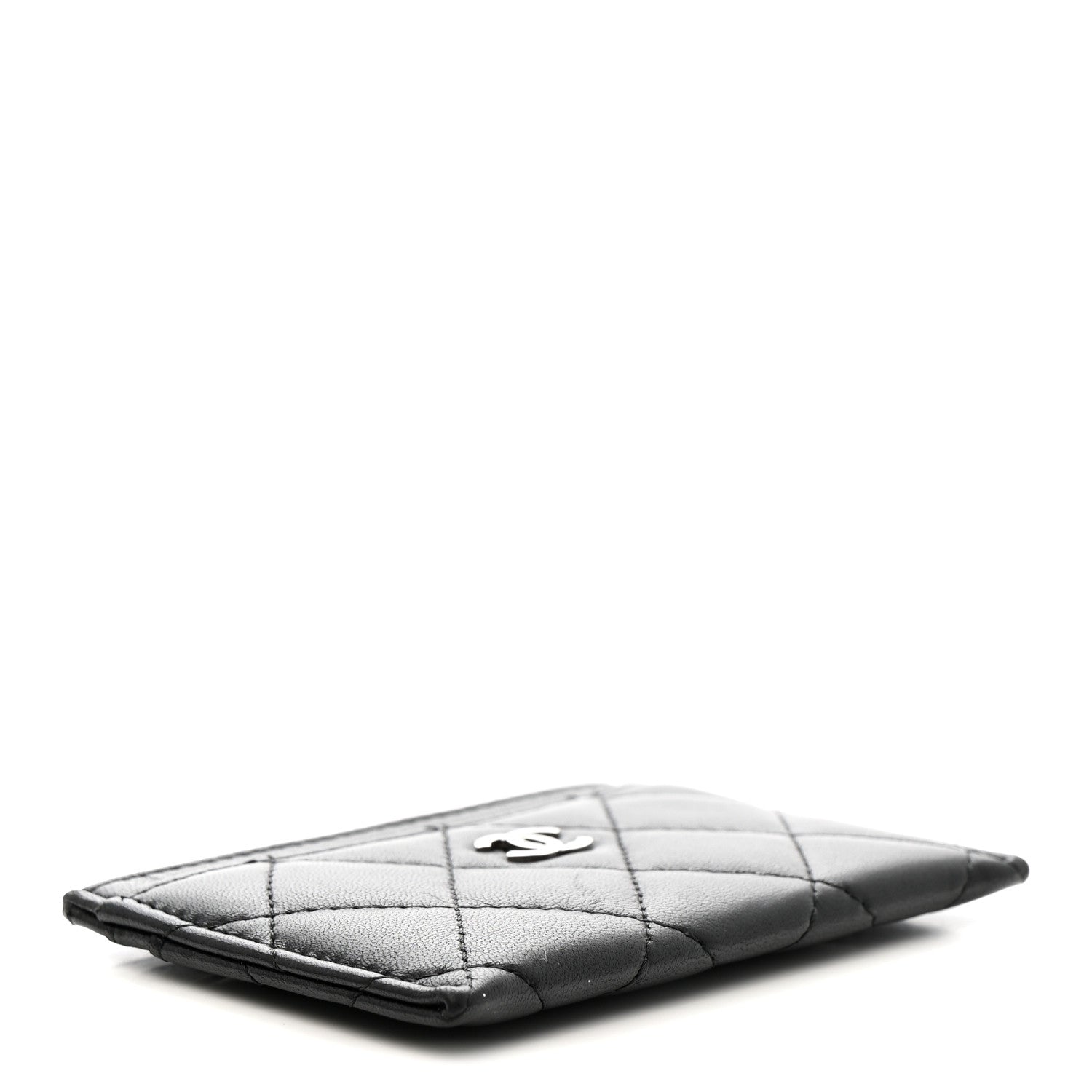 Chanel Lambskin Quilted Card Holder Black 4 of 8