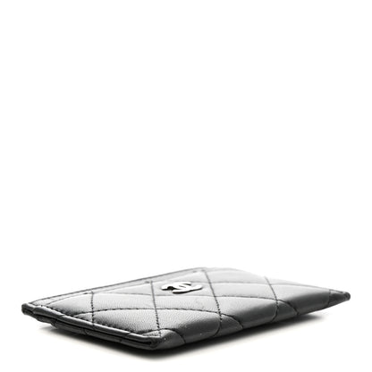 Chanel Lambskin Quilted Card Holder Black 4 of 8