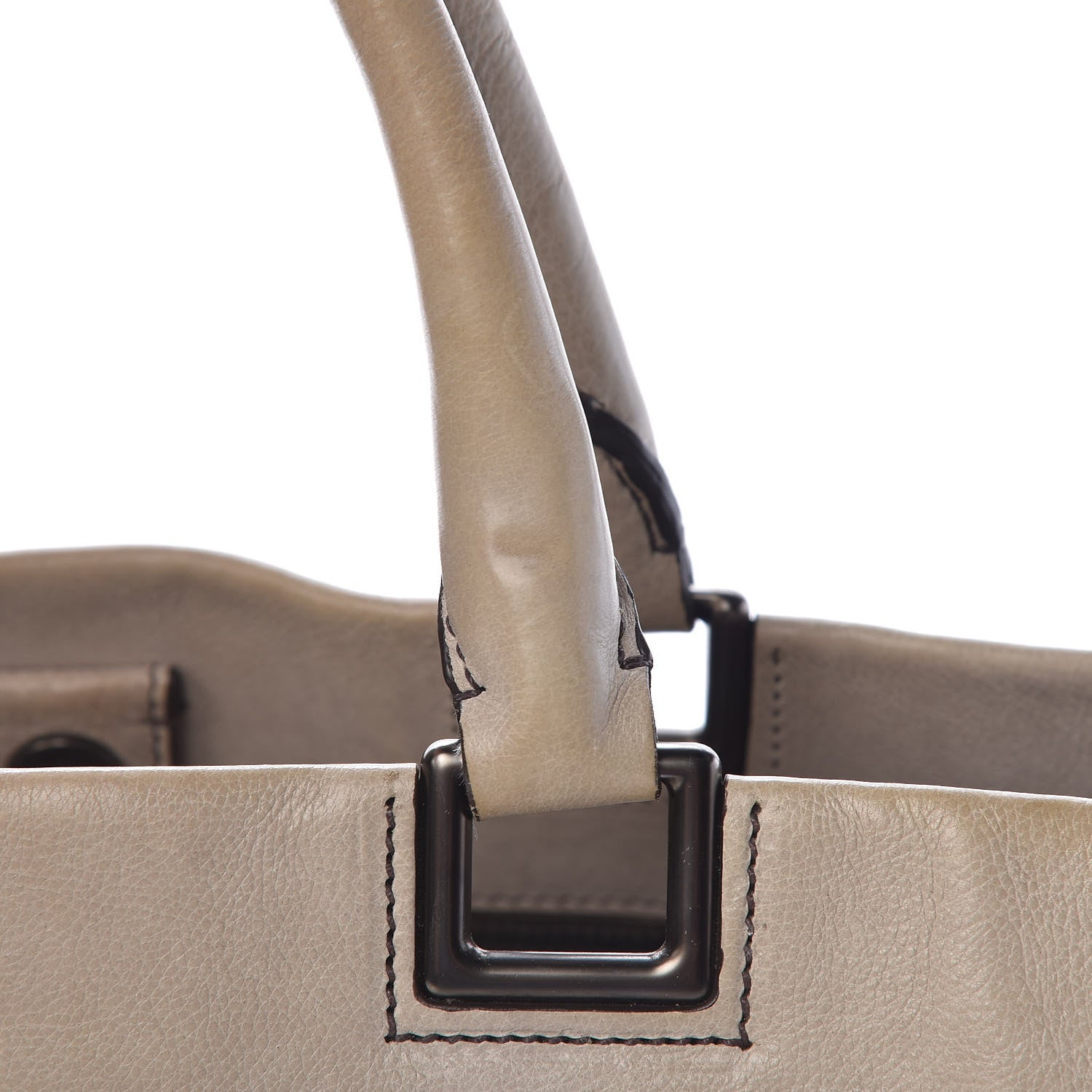Prada Glace Calfskin Extra Wide Tote Ghiaccio Sfumato 18 of 19