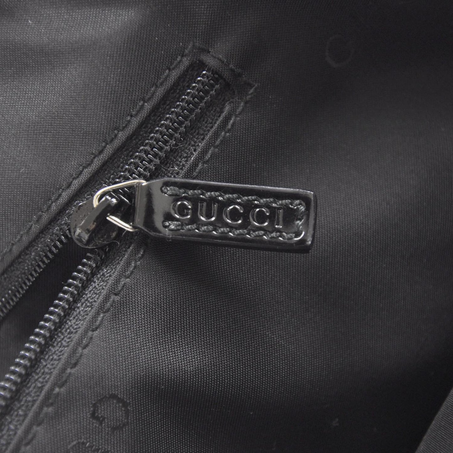 Nylon Shoulder Bag Black