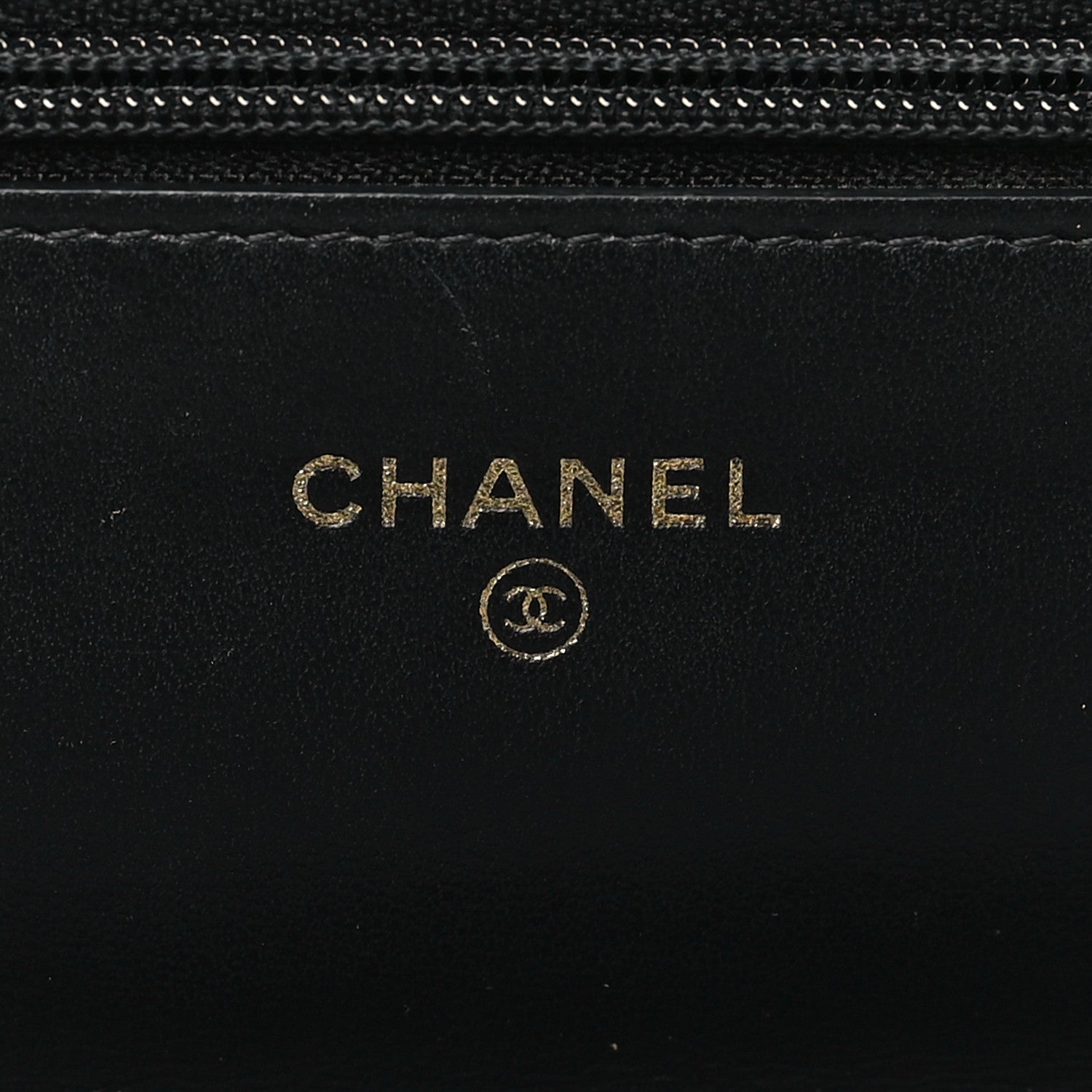 Chanel Tweed Wallet On Chain WOC Black 6 of 11
