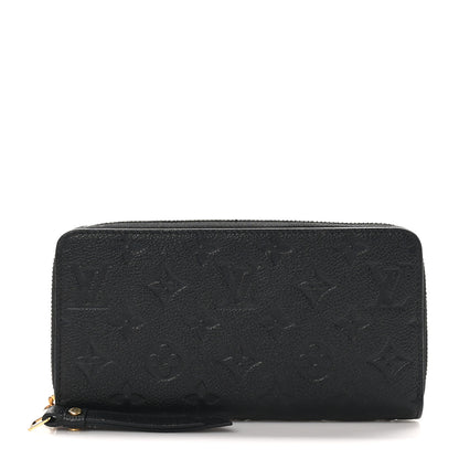 Louis Vuitton Empreinte Zippy Wallet Black 1 of 9
