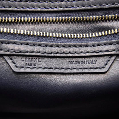 Celine Smooth Calfskin Mini Luggage Navy 9 of 10