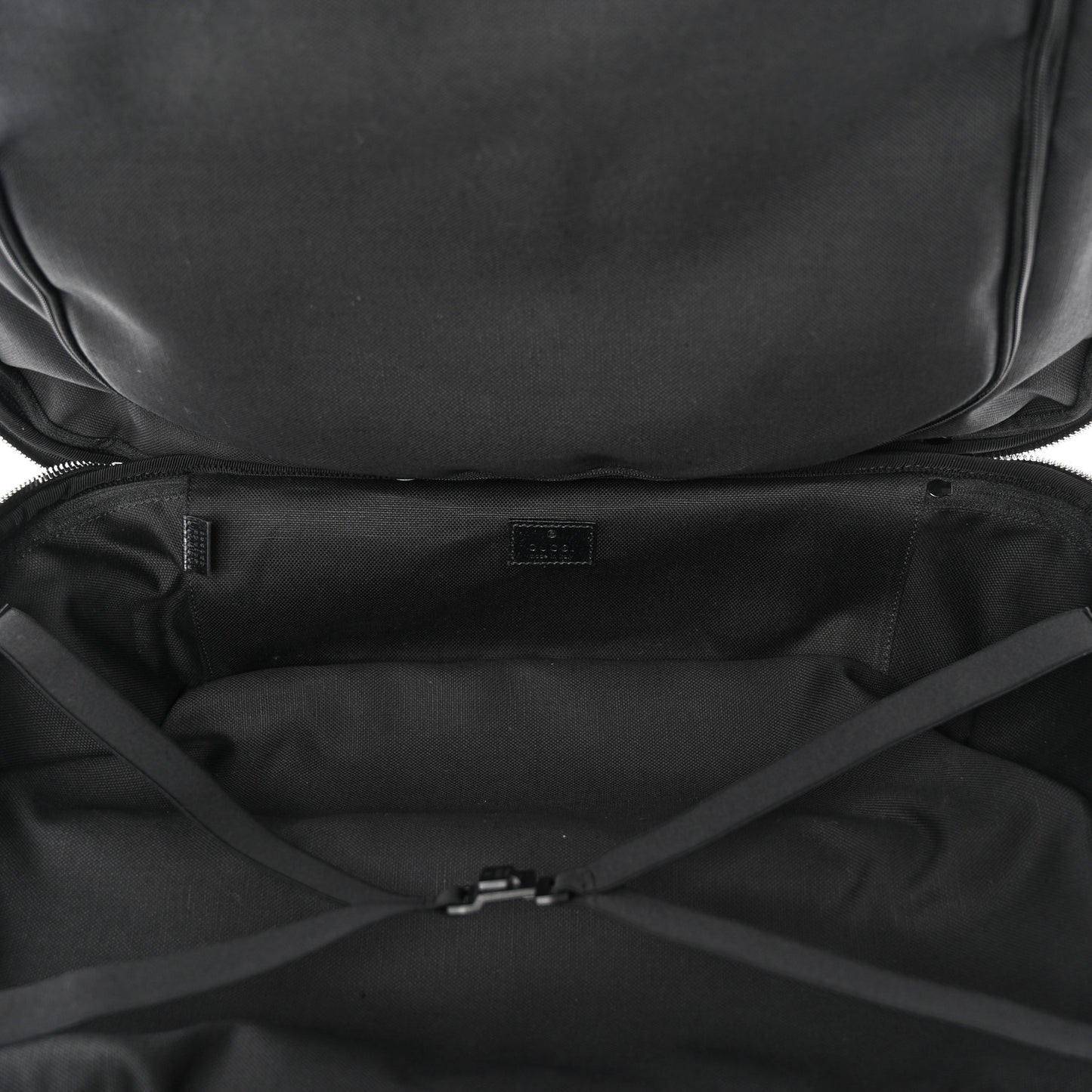 Monogram Jumbo GG Textured Dollar Calfskin Small Carry On Trolley Black