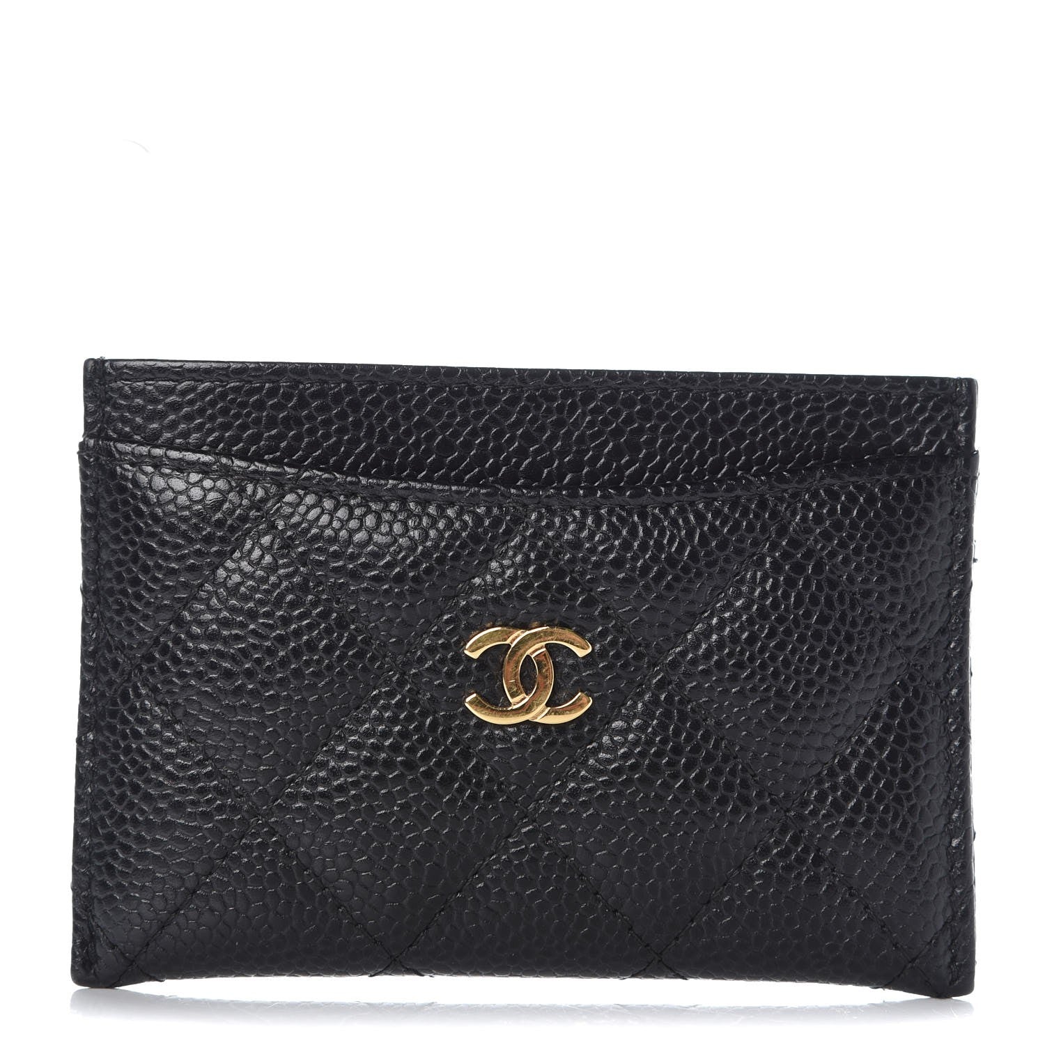 Chanel Caviar Quilted Card Holder Black 1 of 9