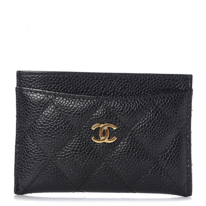 Chanel Caviar Quilted Card Holder Black 1 of 9