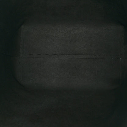 Alexander McQueen Grained Calfskin Skull Open Shopper Tote Black 5 of 9