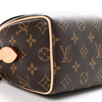 Louis Vuitton Monogram Speedy Bandouliere 20 Black 8 of 9