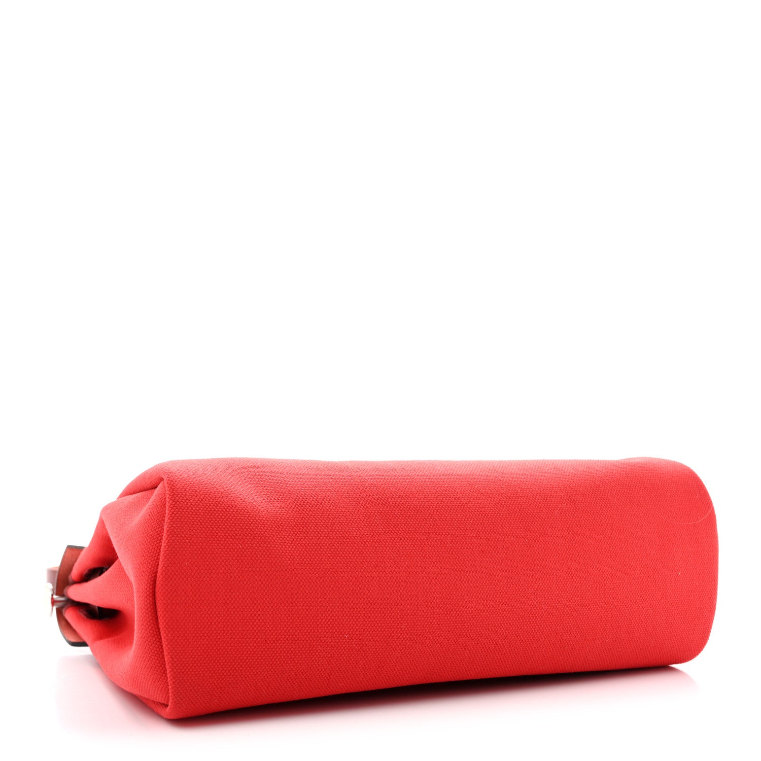 Hermes Military Toile Vache Hunter Herbag Zip Retourne 31 PM Rouge Radieux Rouge H 6 of 13