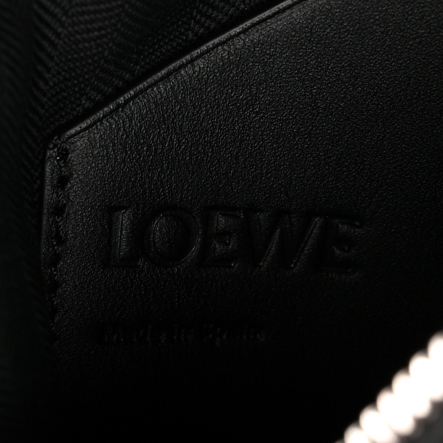 Loewe Soft Grained Calfskin Vertical T-Pocket Crossbody Bag Black 7 of 11