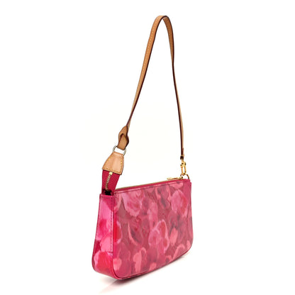 Louis Vuitton Vernis Ikat Pochette Accessories NM Rose Indien 3 of 10
