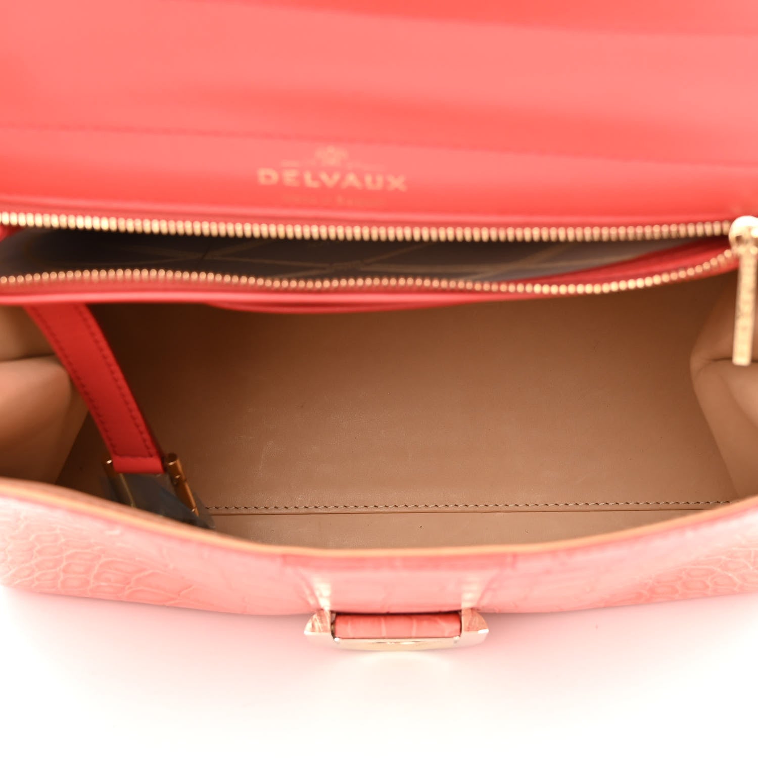 Delvaux Matte Alligator MM Brillant Satchel 5 of 12