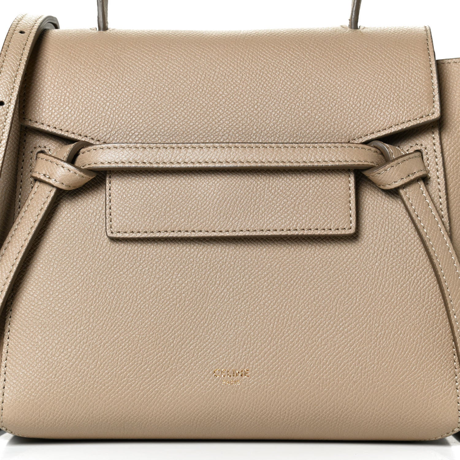 Celine Grained Calfskin Nano Belt Bag Light Taupe 8 of 13