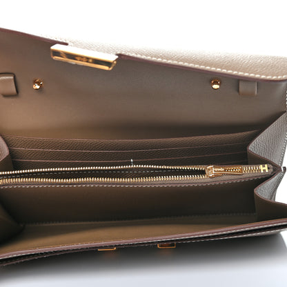 Hermes Epsom Constance Long To Go Wallet Etoupe 5 of 9