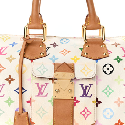 Louis Vuitton Monogram Multicolor Speedy 30 White 7 of 12