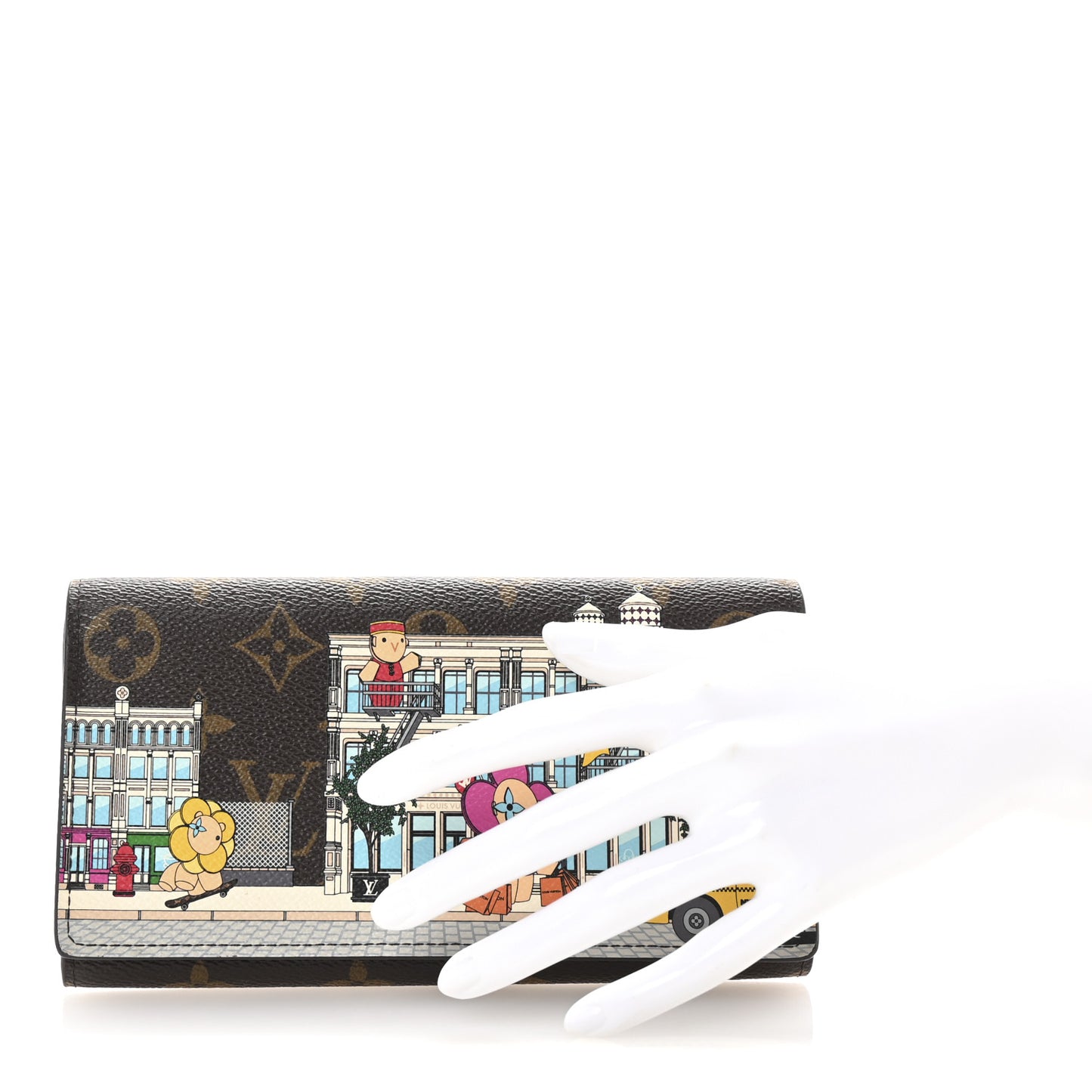 Monogram 2022 Christmas Animation Sarah Wallet Yellow
