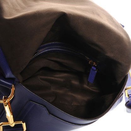Tom Ford Grained Medium Jennifer Flap-Top Messenger Bag Royal Blue 5 of 8