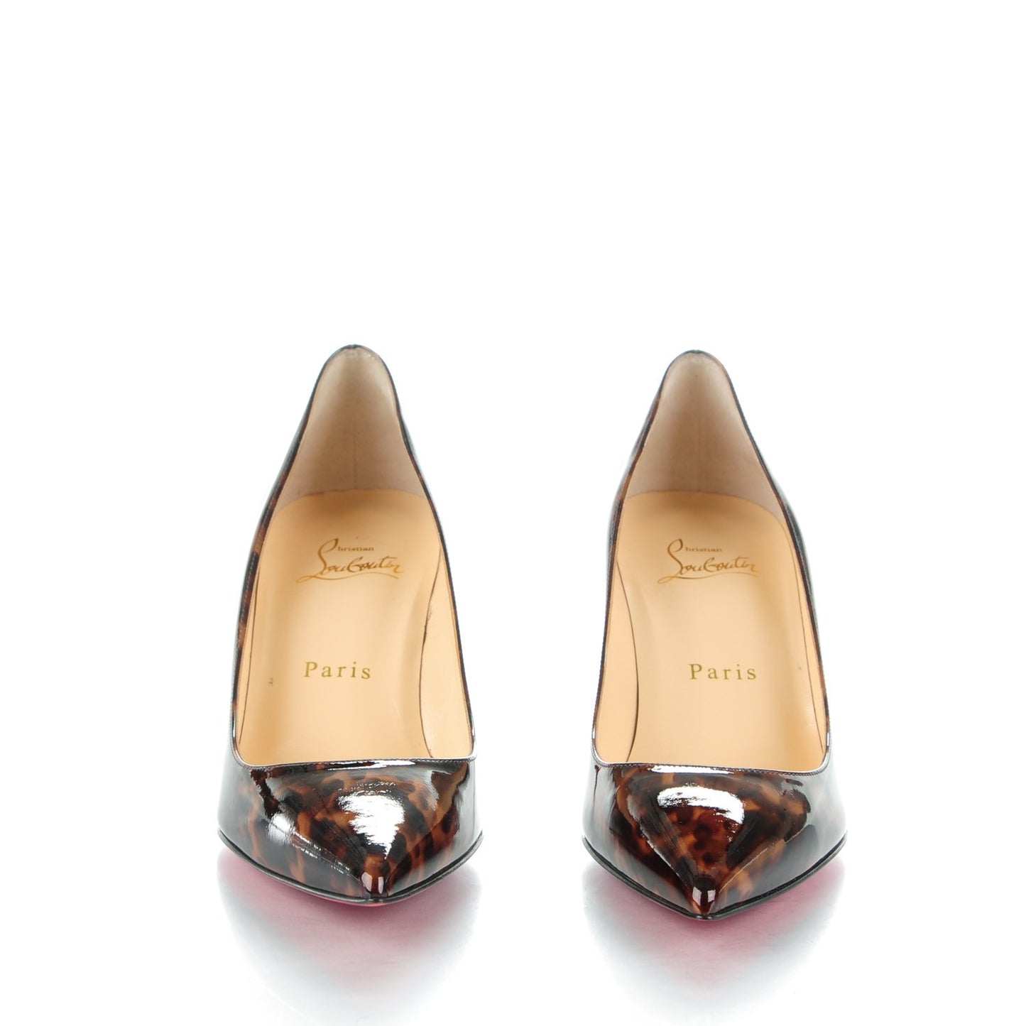 CHRISTIAN LOUBOUTIN Patent Tartaruga Decollete 554 70 Pumps 36 Testa Di Moro
