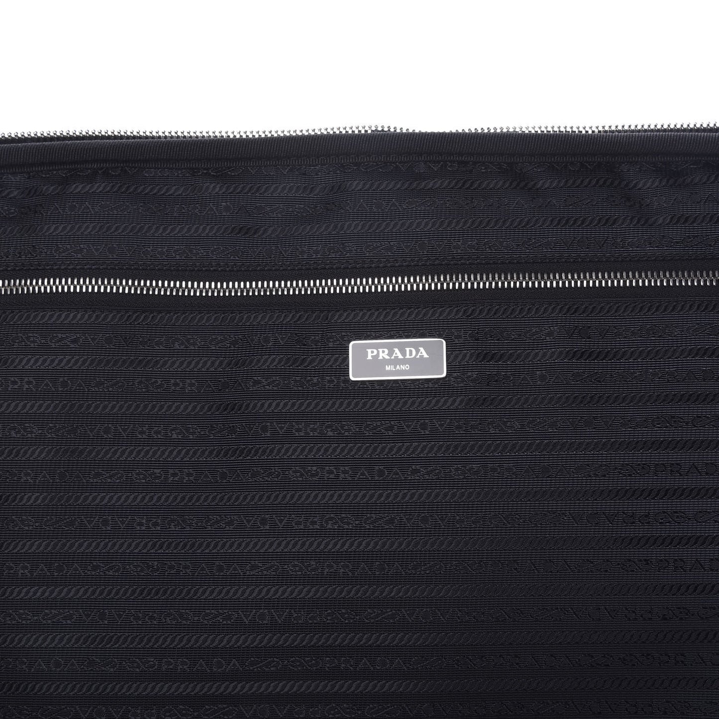 Tessuto Saffiano Trolley Luggage Black