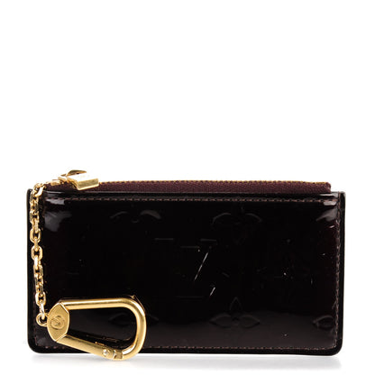 Louis Vuitton Vernis Pochette Key Pouch Amarante 1 of 7