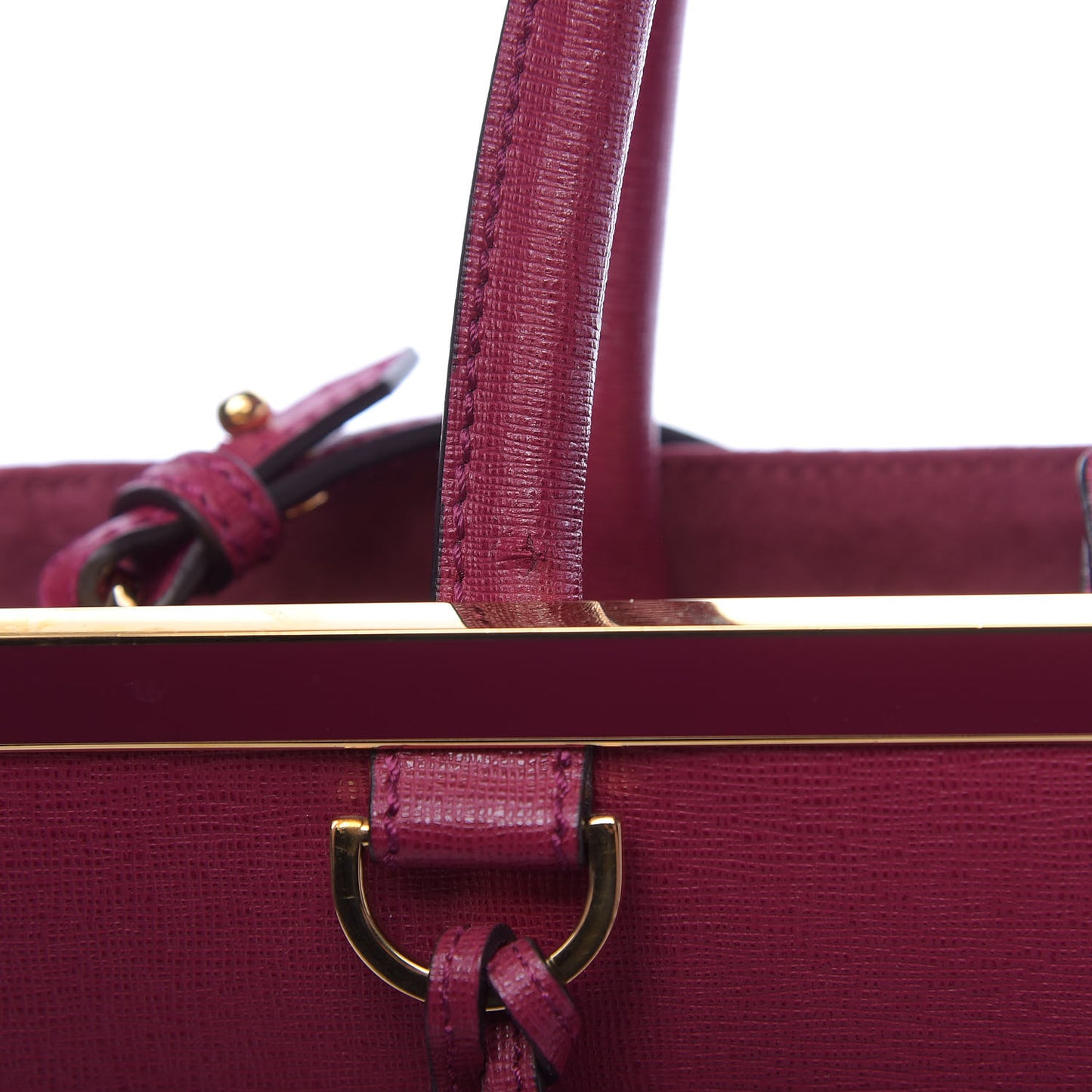 Vitello Elite Flamingo Regular 2Jours Tote Amarena