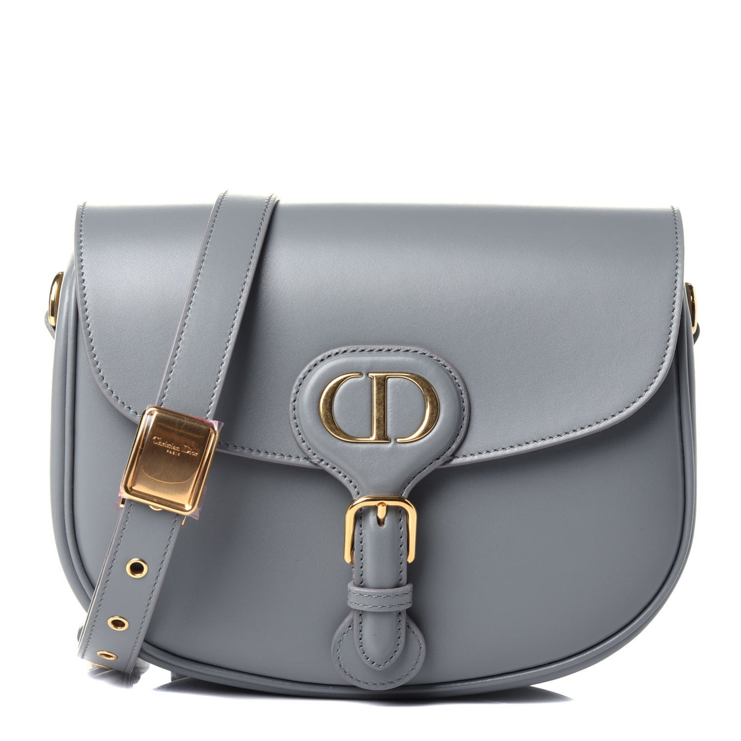 Box Calfskin Medium Bobby Flap Gray