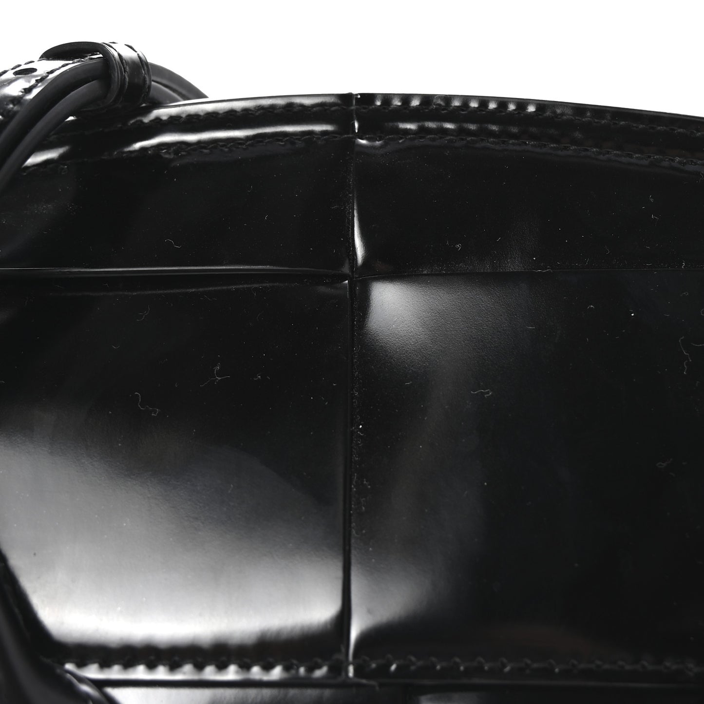 Patent Maxi Intrecciato Mini Arco Black