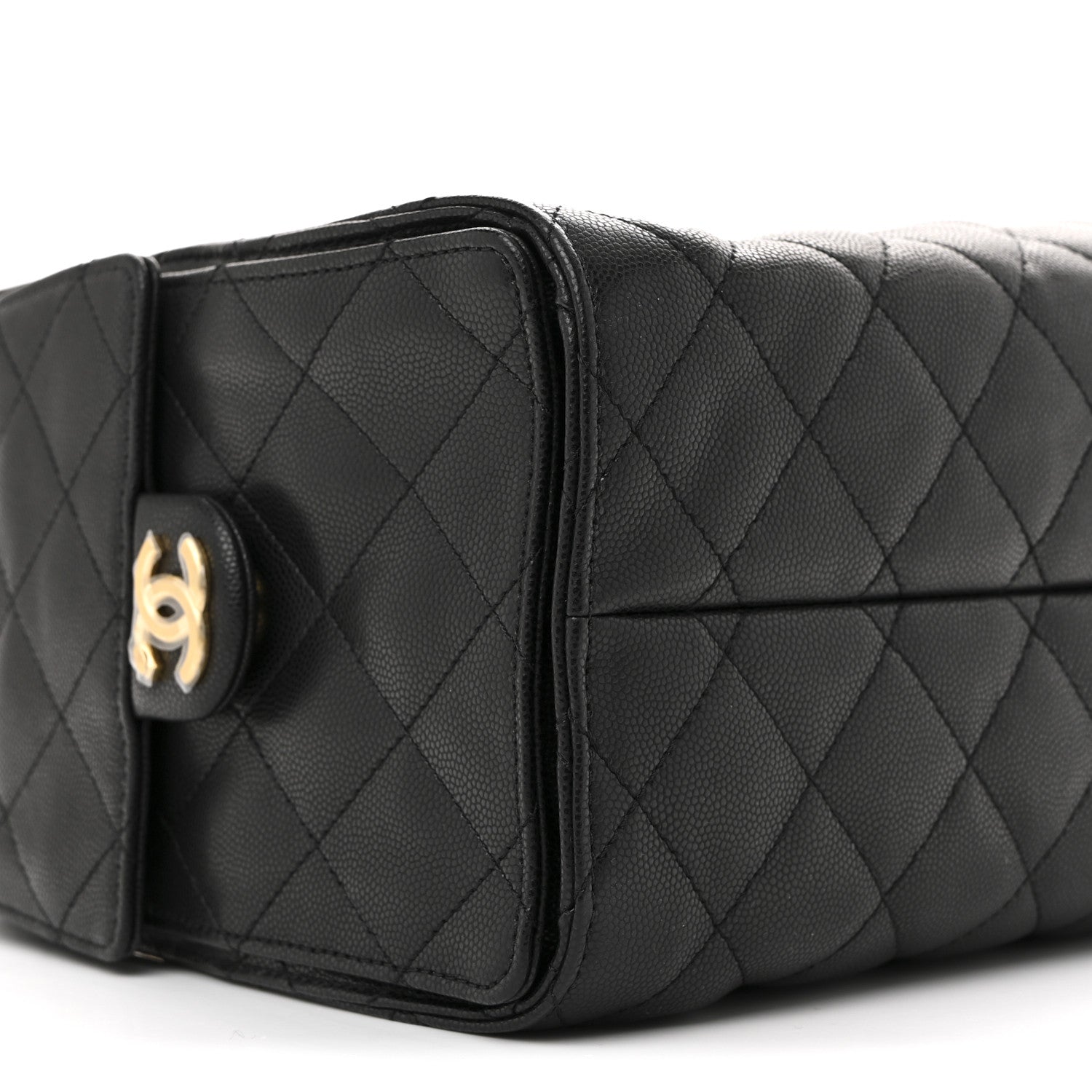 Chanel Caviar Quilted Small Chanel 25 Handbag Black 9 of 10