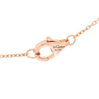 Cartier 18K Pink Gold Diamond Black Onyx XS Amulette de Cartier Pendant Necklace 4 of 5