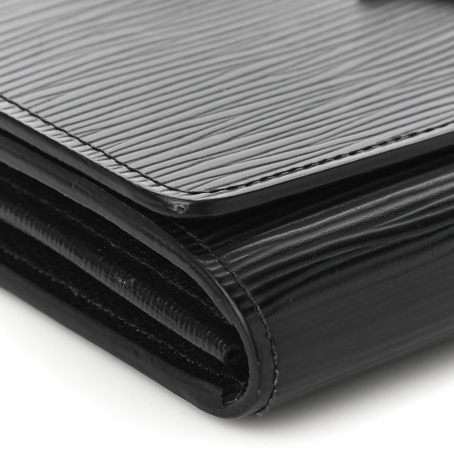 Louis Vuitton Epi Louise Wallet Black 8 of 10