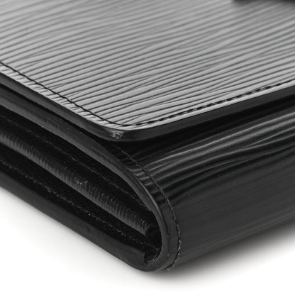 Louis Vuitton Epi Louise Wallet Black 8 of 10