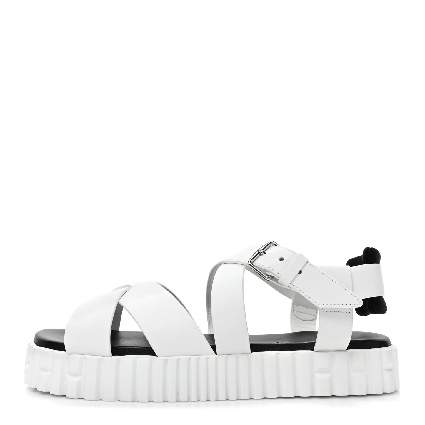 Calfskin Womens Everest Sandals 38 White