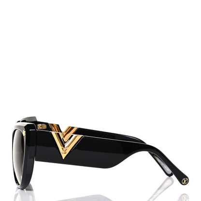 Louis Vuitton Acetate My Fair Lady Sunglasses Z0902W Black 3 of 4