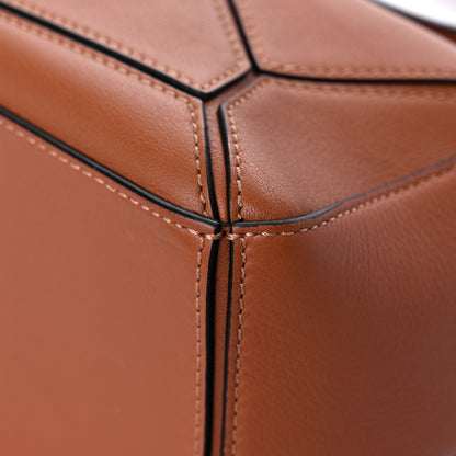 Loewe Calfskin Small Puzzle Bag Tan 9 of 11