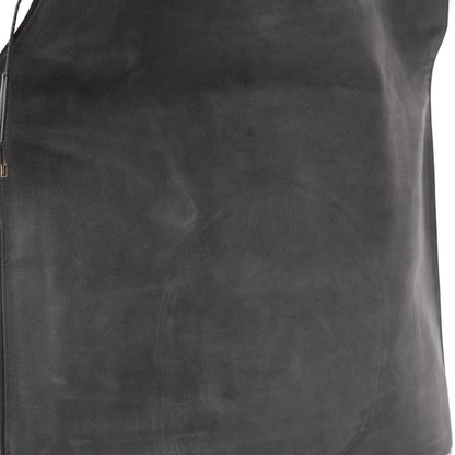 Tom Ford Suede Large Alix Padlock Zip Shoulder Bag Grey 10 of 13