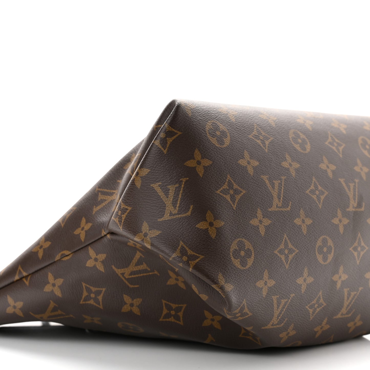 Monogram Flower Zipped Tote MM Black