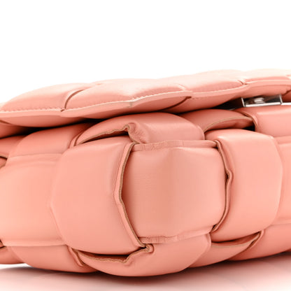 Bottega Veneta Nappa Maxi Intreccio Padded Cassette Crossbody Bag Peachy 9 of 10