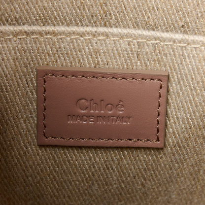 Chloe Calfskin Small Woody Tote Anemone Pink 6 of 11