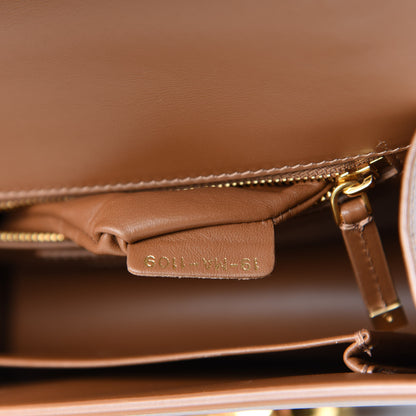 Christian Dior Smooth Calfskin 30 Montaigne Flap Bag Brown 9 of 11