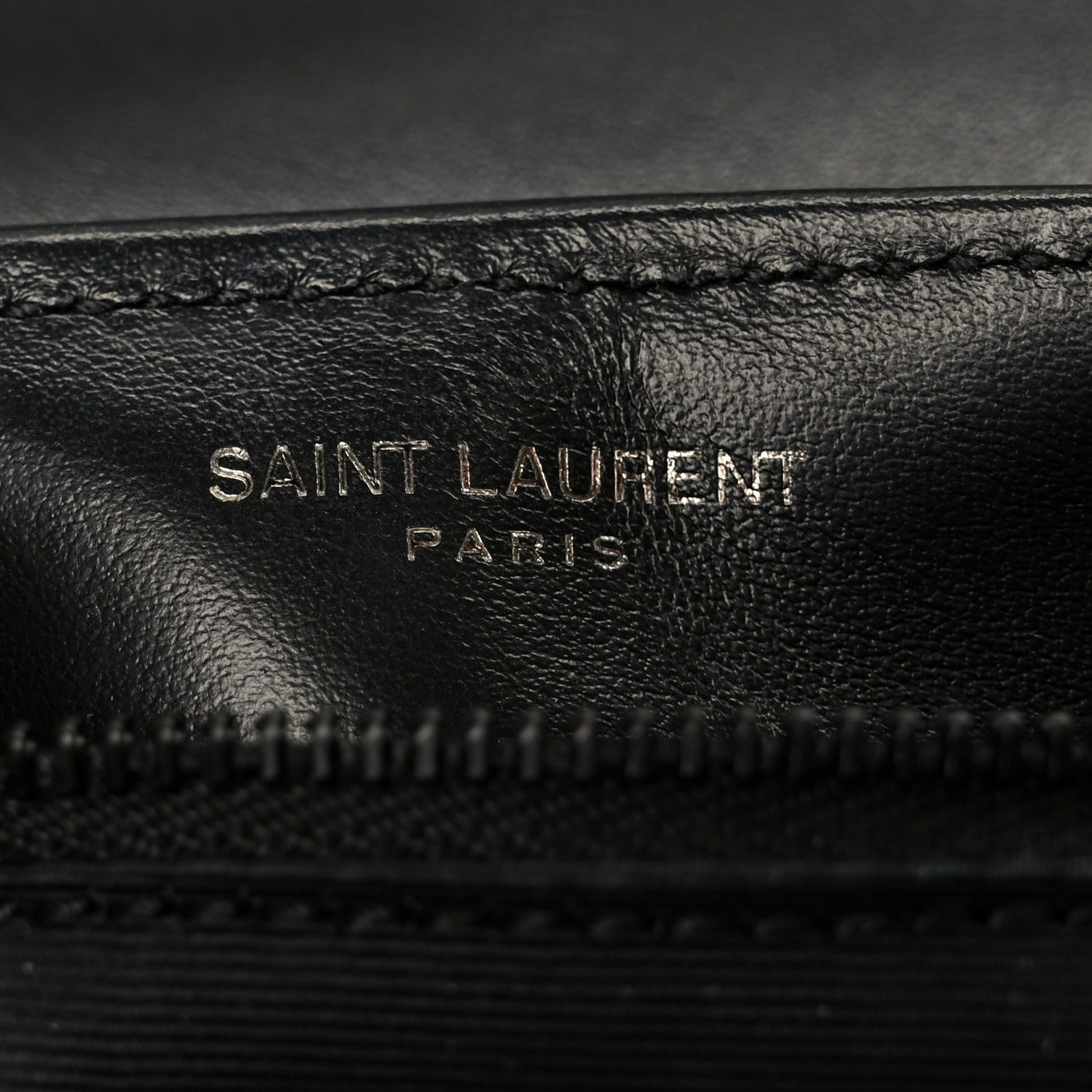 Saint Laurent Calfskin Y Quilted Monogram Monochrome Toy Loulou Crossbody Bag Black 7 of 11