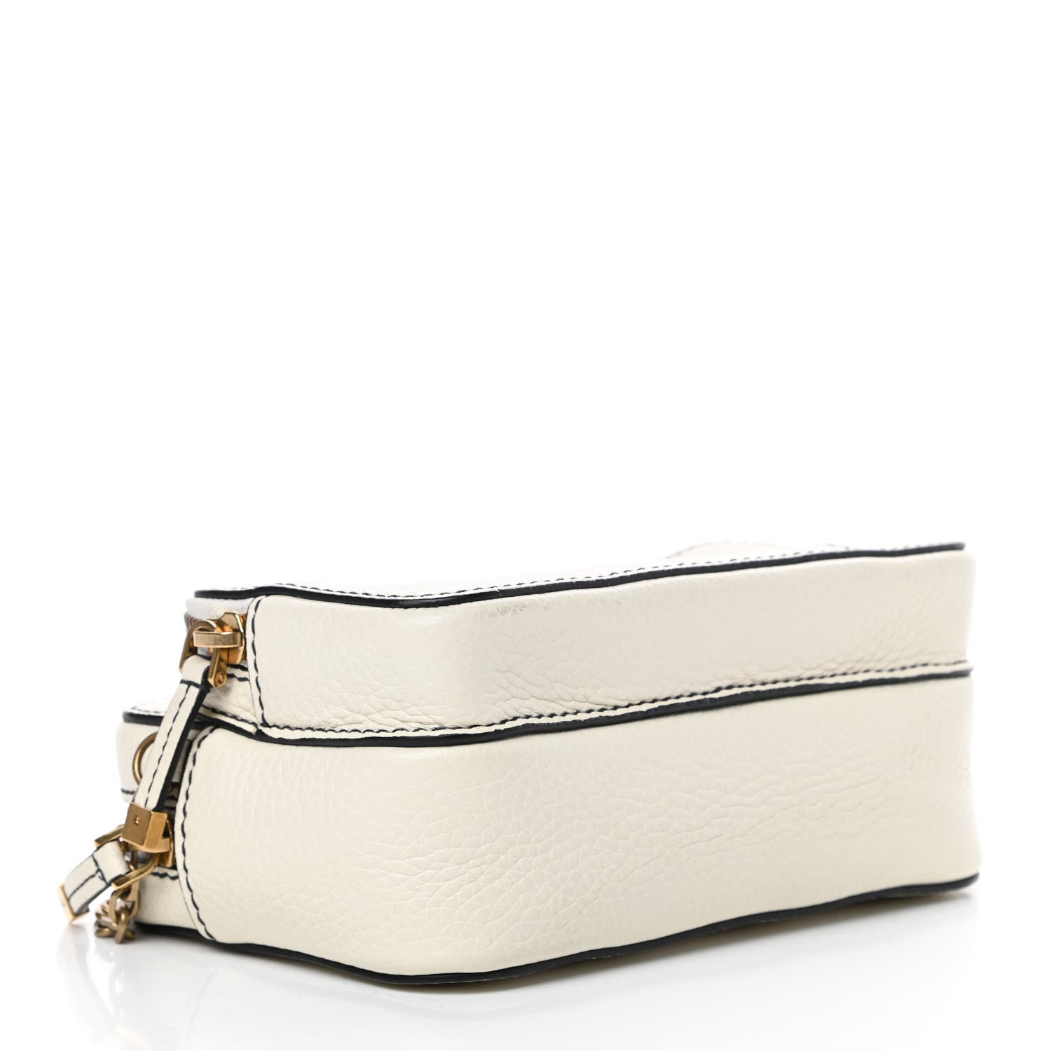 Christian Dior Grained Calfskin J'Adior Camera Case Clutch With Chain White 4 of 12