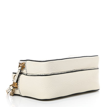 Christian Dior Grained Calfskin J'Adior Camera Case Clutch With Chain White 4 of 12
