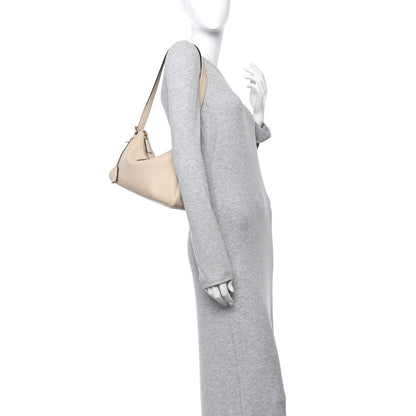 Prada Soft Calfskin Medium Aimee Shoulder Bag Travertine 2 of 10