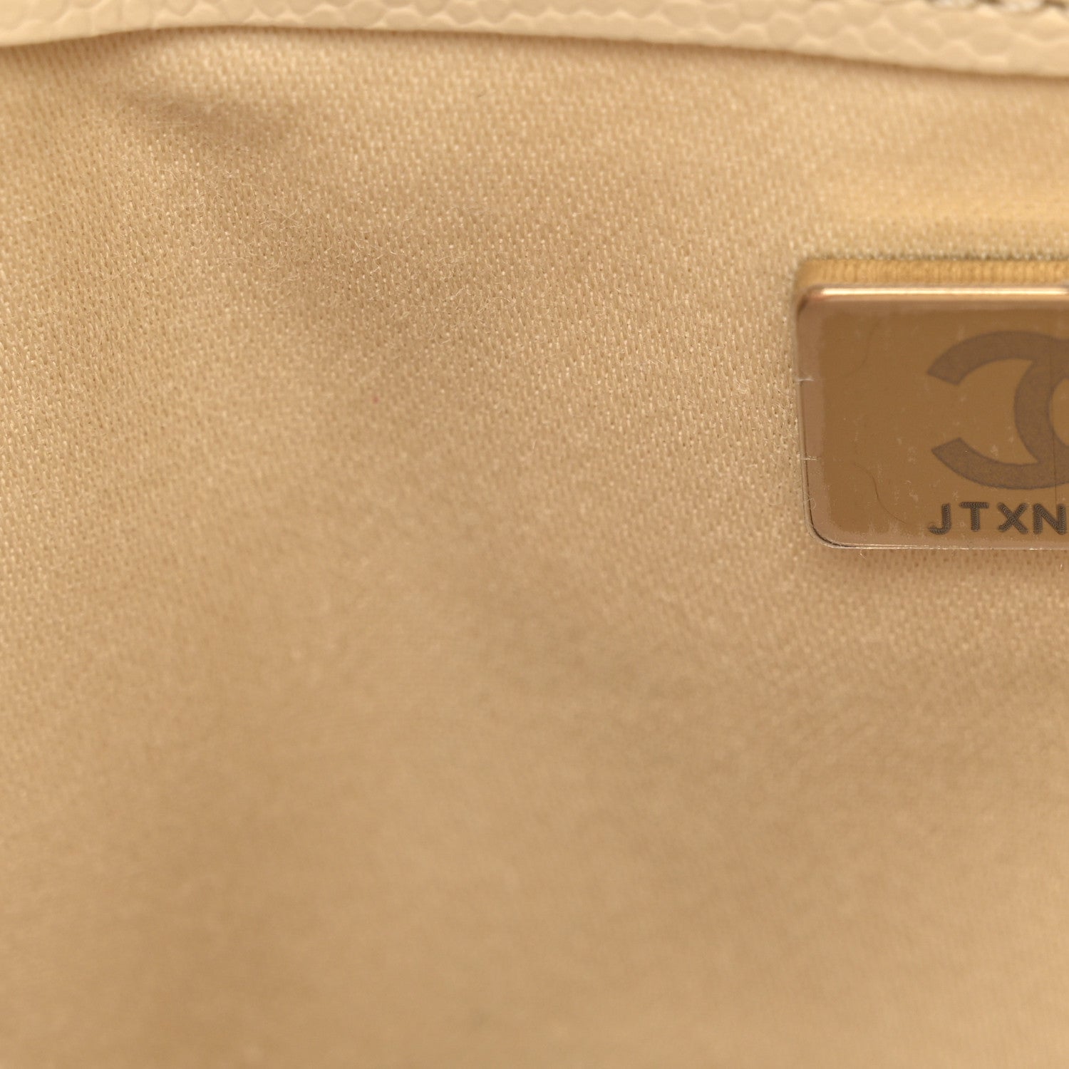 Chanel Caviar Quilted Small Chanel 25 Handbag Beige 7 of 10